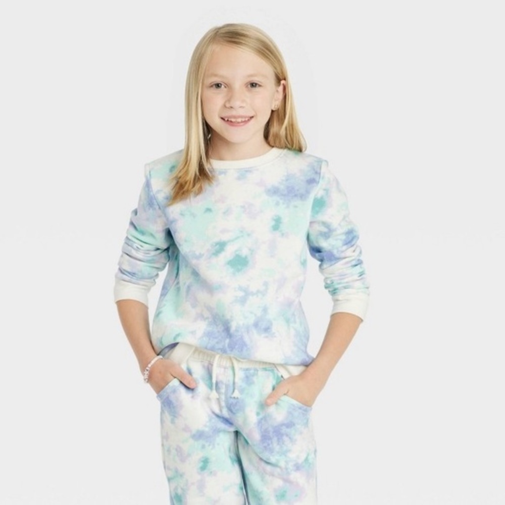 NWT girls fleece sweatshirt